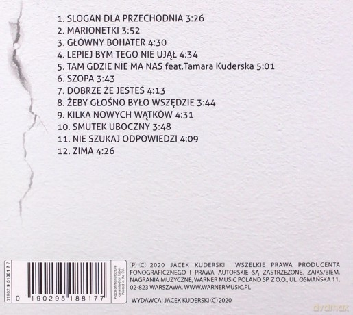 Jacek Kuderski: Lepiej Bym Tego Nie Ujął [CD]