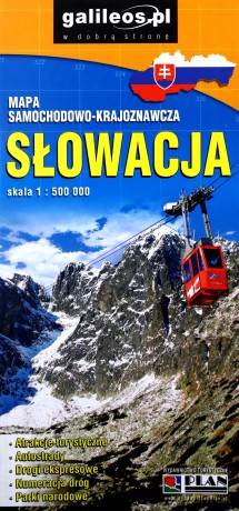 Słowacja 1:500 000. Mapa samochodowo-krajoznawcza