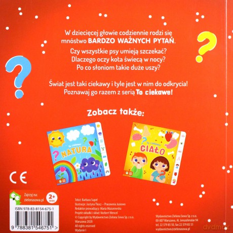 To ciekawe! Zwierzęta - Basia Supeł [KSIĄŻKA]