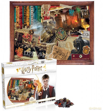 WINNING MOVES 1000 el. Harry Potter Hogwarts [PUZZLE]