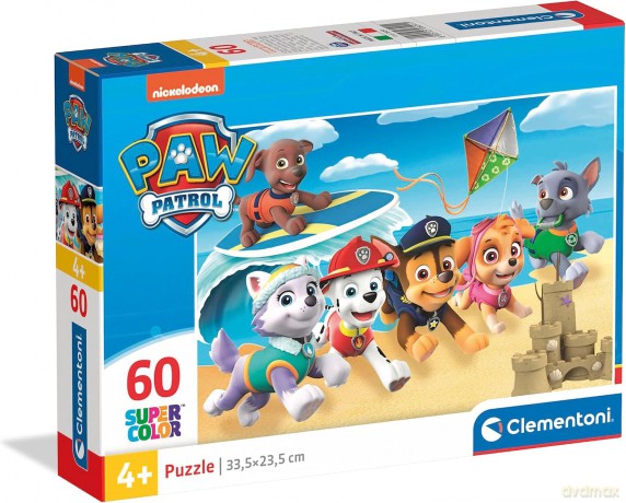 CLEMENTONI 60 el. Super Kolor Psi Patrol [PUZZLE]
