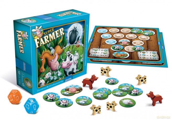 Superfarmer De Lux drewniany [GRA]