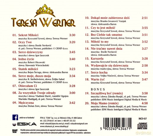 Teresa Werner: Sekret Miłości [CD]