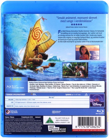 Moana (Vaiana: Skarb oceanu) (Disney) [Blu-Ray]