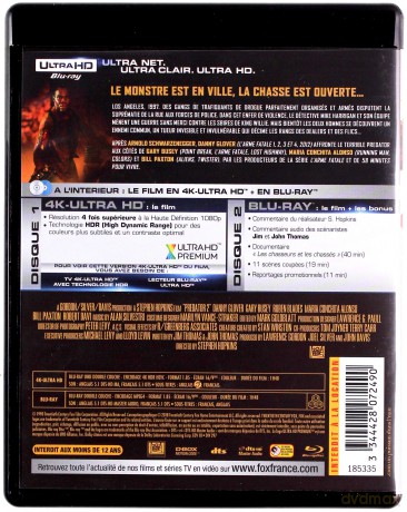 Predator 2 [Blu-Ray 4K]+[Blu-Ray]