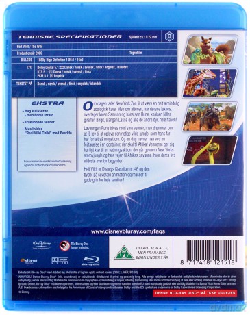 The Wild (Dżungla) (Disney) [Blu-Ray]