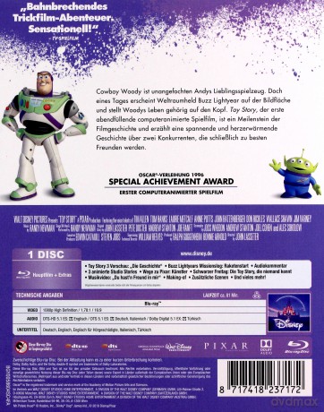 Toy Story (Disney) [Blu-Ray]