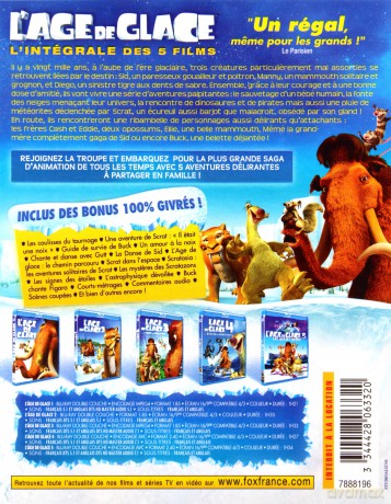 Ice Age 1-5 (Epoka Lodowcowa 1-5) [5xBlu-Ray]