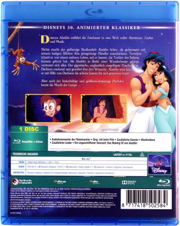 Aladdin (Aladyn) (Disney) [Blu-Ray]