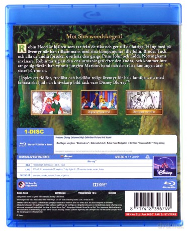 Robin Hood (Disney) [Blu-Ray]