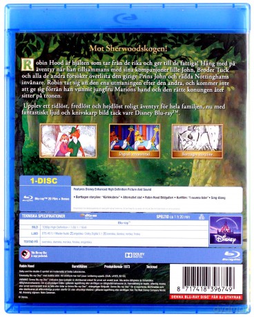 Robin Hood (Disney) [Blu-Ray]