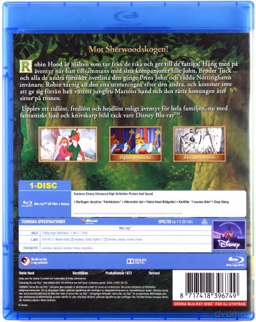 Robin Hood (Disney) [Blu-Ray]