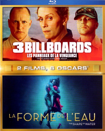 Three Billboards Outside Ebbing, Missouri / The Shape of Water (Trzy billboardy za Ebbing, Missouri / Kształt Wody) [2xBlu-Ray]