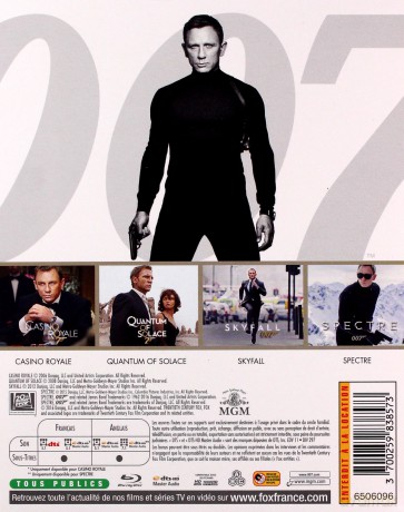 James Bond 007 | Casino Royale / Quantum of Solace / Skyfall / Spectre [4xBlu-Ray]