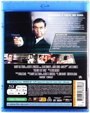 007 James Bond You Only Live Twice (Żyje sie tylko dwa razy) [Blu-Ray]