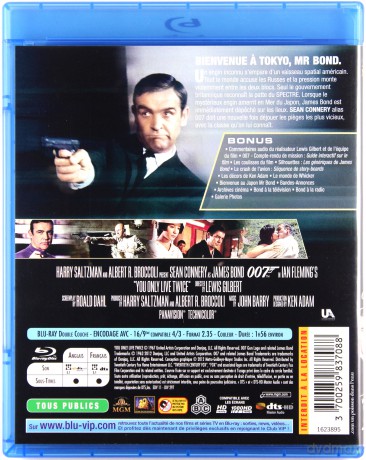 007 James Bond You Only Live Twice (Żyje sie tylko dwa razy) [Blu-Ray]