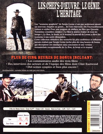 Za kilka dolarów więcej / Za garść dolarów / Dobry, zły i brzydki [3xBlu-Ray]