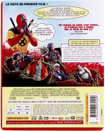 Deadpool 2 (steelbook) [2xBlu-Ray]