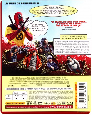 Deadpool 2 (steelbook) [2xBlu-Ray]