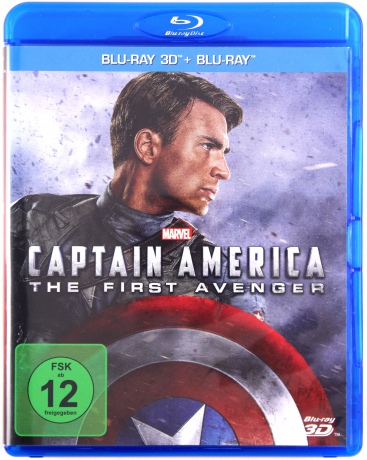 Captain America: The First Avenger (Kapitan Ameryka: Pierwsze starcie) [Blu-Ray 3D]+[Blu-Ray]