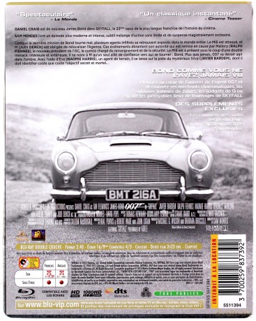 007 James Bond Skyfall (steelbook) [Blu-Ray]+[DVD]