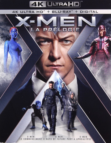 X-Men: First Class  / X-Men: Days of Future Past  / X-Men: Apocalypse [BOX] [3xBlu-Ray 4K]+[3xBlu-Ray]