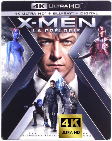 X-Men: First Class  / X-Men: Days of Future Past  / X-Men: Apocalypse [BOX] [3xBlu-Ray 4K]+[3xBlu-Ray]