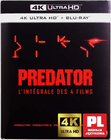 Predator 1-4 [BOX] [4xBlu-Ray 4K]+[4xBlu-Ray]