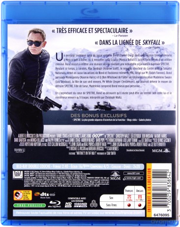 007 James Bond Spectre [Blu-Ray]
