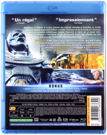 X-Men: Apocalypse [Blu-Ray]