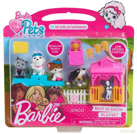 Barbie Pets zestaw do zabawy (wysyłka losowa)