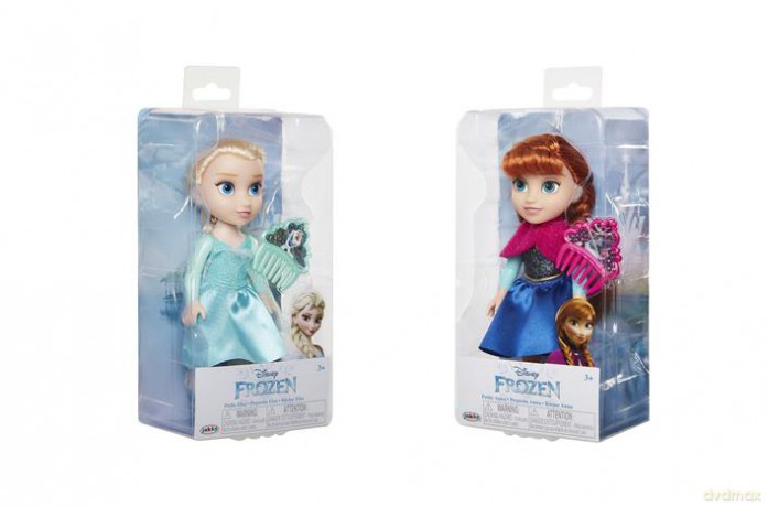 Frozen Kraina Lodu Anna/Elsa + błyszczący grzebień (wysyłka losowa)