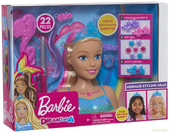 Barbie Dreamtopia Głowa do stylizacji