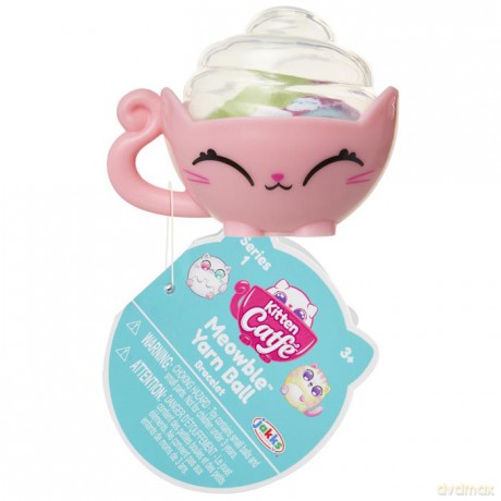 Kitten Catfe Meowble Yarn Ball: Seria 1 - filiżanka z figurką