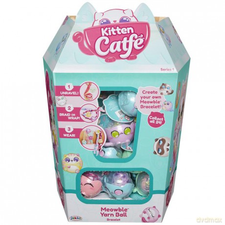 Kitten Catfe Meowble Yarn Ball: Seria 1 - filiżanka z figurką