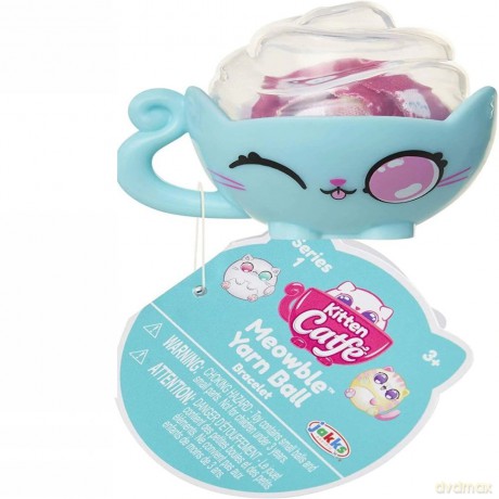 Kitten Catfe Meowble Yarn Ball: Seria 1 - filiżanka z figurką