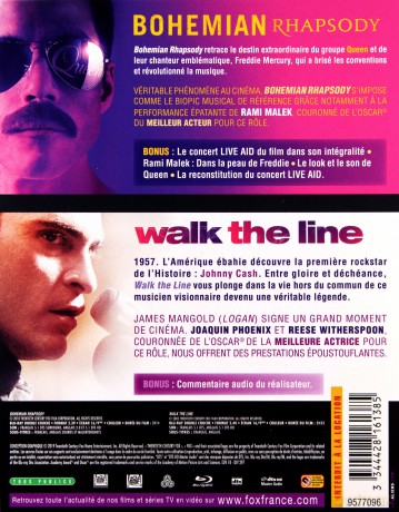 Bohemian Rhapsody / Walk the Line [BOX] [2xBlu-Ray]+[DVD]