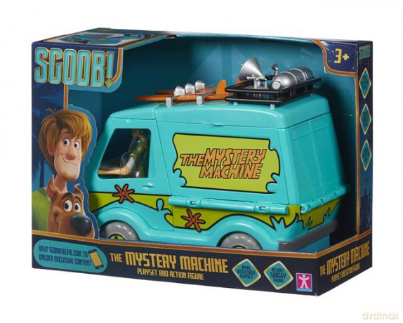 Scooby-Doo Wehikuł tajemnic + figurka Kudłaty