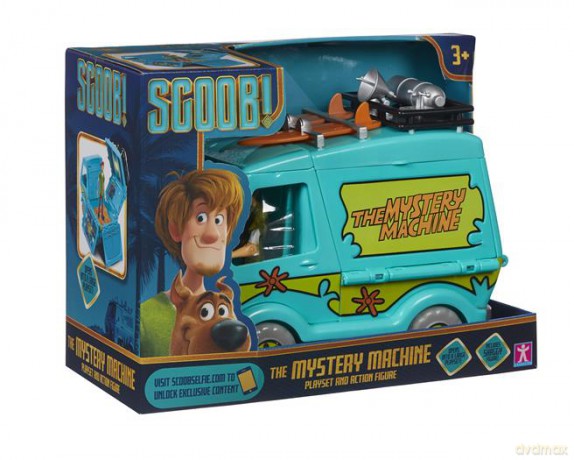 Scooby-Doo Wehikuł tajemnic + figurka Kudłaty