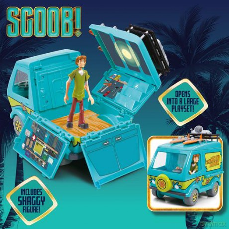 Scooby-Doo Wehikuł tajemnic + figurka Kudłaty