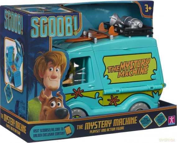 Scooby-Doo Wehikuł tajemnic + figurka Kudłaty