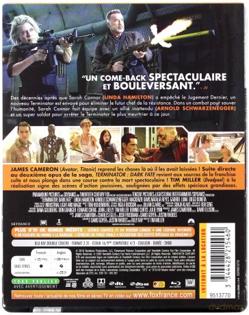 Terminator: Dark Fate (Terminator: Mroczne przeznaczenie) (steelbook) [Blu-Ray]
