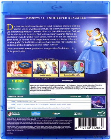 Cinderella (Kopciuszek) (Disney) [Blu-Ray]