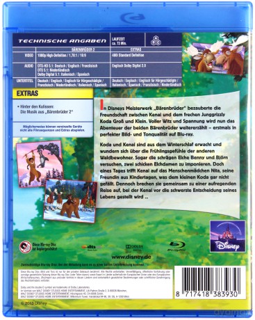 Brother Bear 2 (Mój brat Niedźwiedź 2) (Disney) [Blu-Ray]