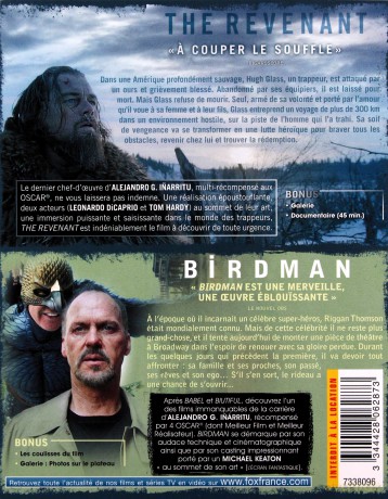 The Revenant / Birdman (Zjawa / Birdman) [2xBlu-Ray]