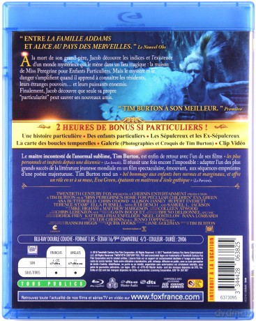 Miss Peregrine's Home for Peculiar Children (Osobliwy dom pani Peregrine) [Blu-Ray]