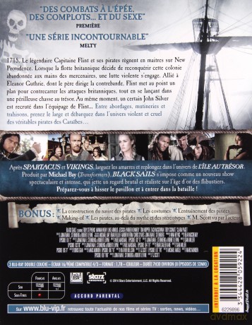 Black Sails: Season 1 (Piraci) [3xBlu-Ray]