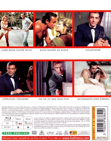 James Bond Collection: Sean Connery [BOX] [6xBlu-Ray]