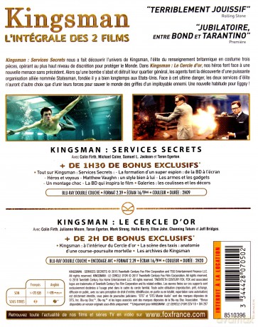 Kingsman: The Secret Service / Kingsman: The Golden Circle [2xBlu-Ray]