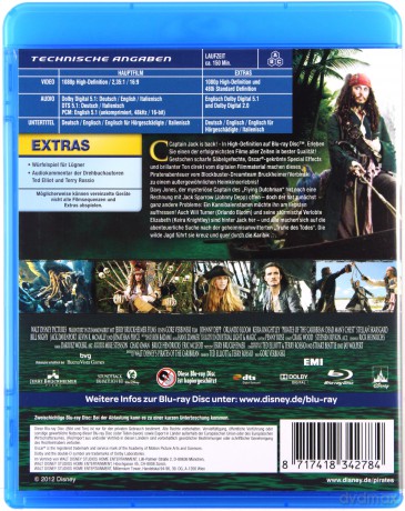 Pirates of the Caribbean: Dead Man's Chest (Piraci z Karaibów: Skrzynia umarlaka) [Blu-Ray]